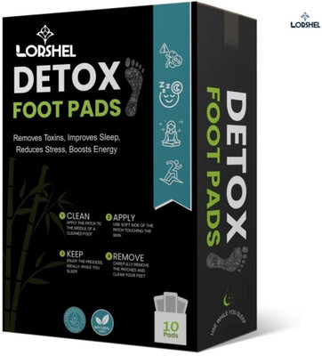 LORSHEL Heal sutra detox foot pads help with daily fatigue and toxin build-up(10 g)