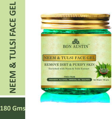 Bon Austin Premium Neem & Tulsi Face Gel- For Anti Acne & to Remove Marks(180 Gms)(180 ml)