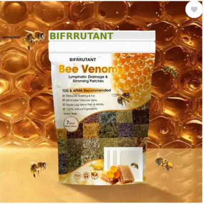 BIFRRUTANT Foot Patches Detox Bee Venom Reduce Foot Pressure(100 g)