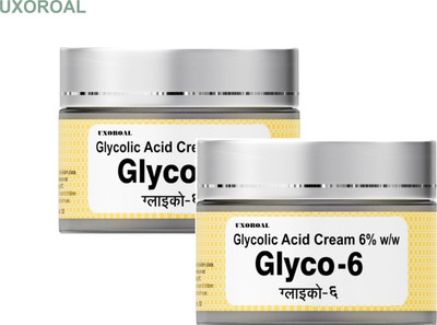 uxoroal Glyco-6 Skin Cream for Clear, Healthy Skin – Pack of 2(100 g)