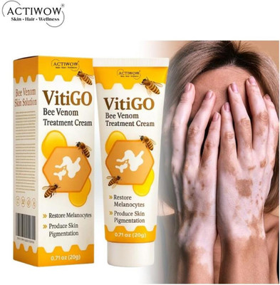 ACTIWOW Vitigo Bee Venom Cream for Natural Skincare(100 g)