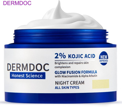 DermDoc Kojic Acid Night Cream 50g – Face Skin Repair(50 g)