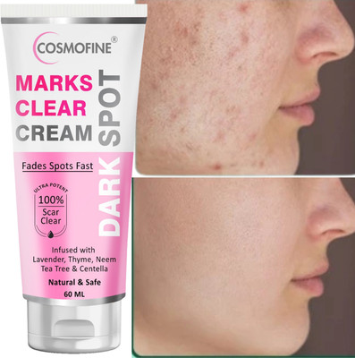 cosmofine Marks Clear Cream, Removes Scars & Marks Dark Spot Removal Cream For Women & Men(60 ml)