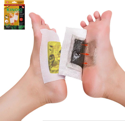POWERFEEL Foot Patches Stress Relief Detox Patch Solution (1 BOX x 10 Patches)-A5(100 g)