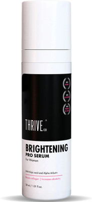 ThriveCo Brightening PRO Serum For WOMEN with Kojic Acid, Alpha Arbutin & Glutathione(30 ml)