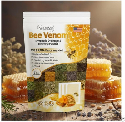 ACTIWOW Bee Venom Foot Patches Remove What’s Holding Your Health Back SKT(100 g)