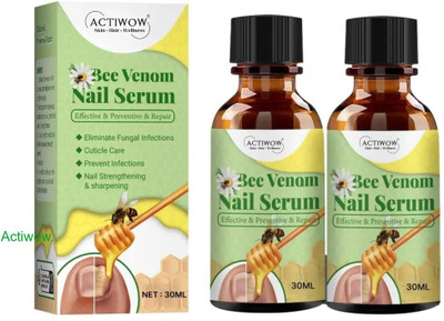 ACTIWOW Bee Venom Nail Serum Tip Armor with Bee Defense A001(20 ml)