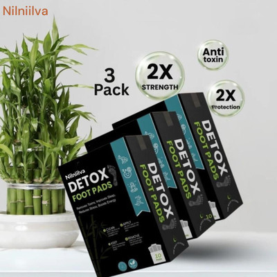 NILNIILVA Heal sutra detox foot pads gently pull waste through reflexology(30 g)