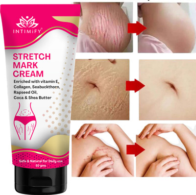 INTIMIFY Stretch Marks Removal Cream, In During After Pregnancy Delivery(50 g)
