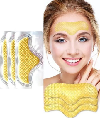 GABBU 3 Pcs Forehead Wrinkle Patch Anti-wrinkle forehead pads- Smooth Face Mask(60 g)