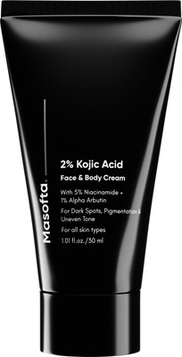Masofta 2% Kojic Acid Cream for Pigmentation, Melasma, Acne Marks, Underarms, Neck - For Men & Women(30 ml)