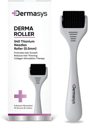 Dermasys Derma Roller for Hair Growth 0.5mm with 540 Titanium Needles for Men & Women(70 g)