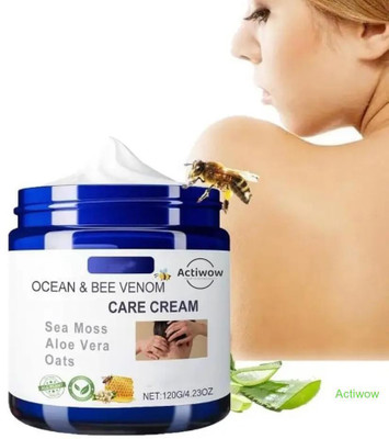 ACTIWOW Bee Venom Ocean Cream for Beard Shine Control and Skin Protection(50 g)
