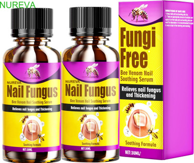 nureva Fungi Free Antifungal Nail Recovery Pack of 2(60 ml)
