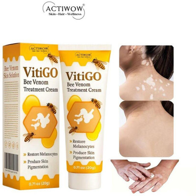 ACTIWOW Vitigo Bee Venom Cream for Oil-Free Hydration(100 g)