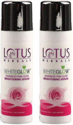 LOTUS HERBALS WhiteGlow Advanced Pink Glow Brightening Serum _ 30ml ( Pack of 2 )(60 g)