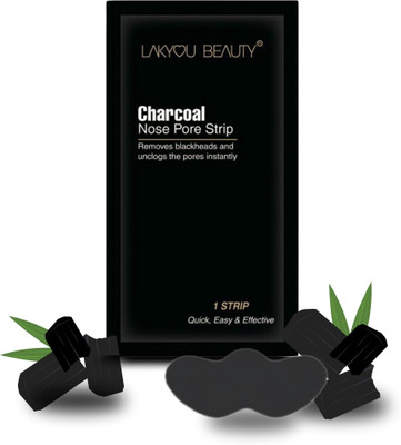 Lakyou Beauty Charcoal Nose Pore Strip Pack of 1(10 g)