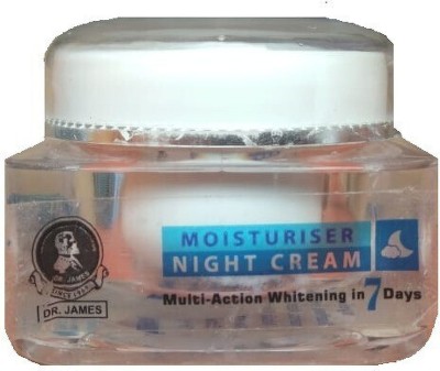 DR. JAMES Glutathione Night Cream For Skin Tightening And Skin Lightening(30 g)