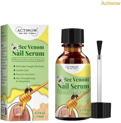 ACTIWOW Bee Venom Nail Serum Strength & Repair Elixir(20 ml)