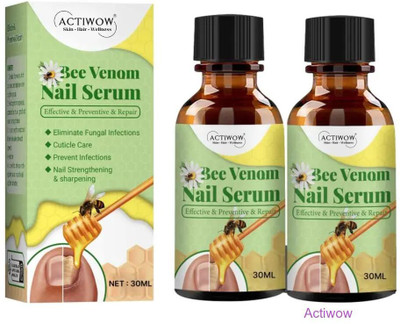 ACTIWOW Bee Venom Nail Serum Rejuvenating Nail Care Treatment A001(20 ml)