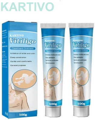 KARTIVO Vitiligo Skin Easy Spread Pack of 2(200 g)