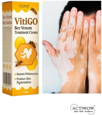 ACTIWOW Vitigo Bee Venom Cream for Skin Plumping Effect Cream(100 g)