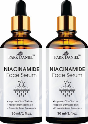 PARK DANIEL Niacinamide Face Serum For Acne Marks Skin Clarifying Pack of 2 of 30ML(60 ml)
