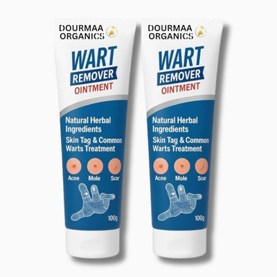 DOURMAA ORGANICS Fast & Gentle Wart Treatment Cream for Hands, Feet, and Body(200 g)