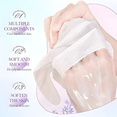 Black mirror Hand Care Hydrating Mask Moisturizing Glove for Dry & Dead Skin(50 g)