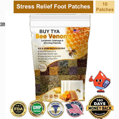 Buy TYA Bee Venom Patch for Slim Body & Leg Detox – 10pcs in 1 Sachet(100 g)