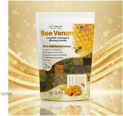 ACTIWOW Bee Venom Foot Patches Clear Digestive Tract with Reflex Detox SKT(100 g)
