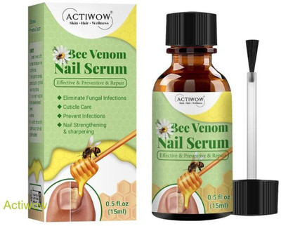 ACTIWOW Bee Venom Nail Serum Velvet Shine Boost(20 ml)