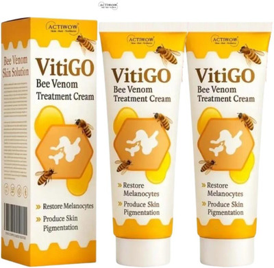 ACTIWOW Vitigo Bee Venom Cream for Natural Glow Repair 2 Pcs QA(200 g)