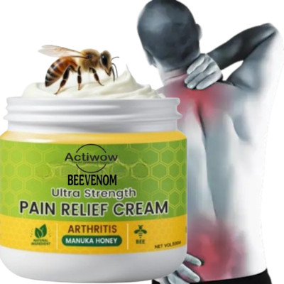 ACTIWOW Bee Venom Cream for Fast Recovery from Muscle Strains Cream(50 g)