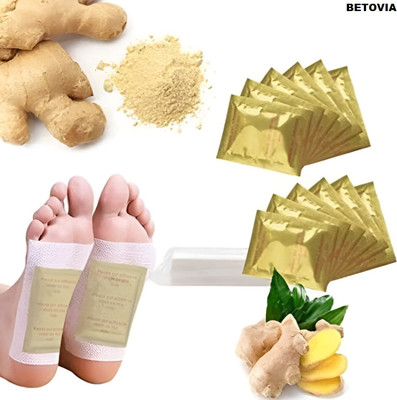 BETOVIA KINOKI foot pads patches cleansing natural set bamboo(100 g)