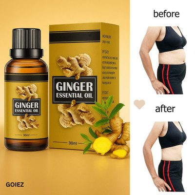 GOIEZ Pure Natural Ginger Oil For Weight Loss And Detox 30 Ml(30 ml)