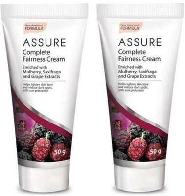 ASSURE Fairness Cream (Mulberry, Saxifraga and Grape Extracts)50g 2X50g(100 g)
