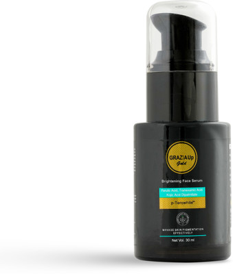 GRAZIA UP Gold Brightening Face Serum, Paraben Free, Sulphate Free(30 ml)