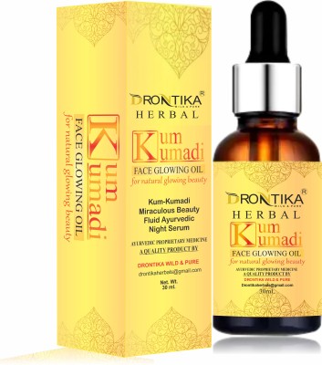 drontika Kumkumadi Face Glowing Herbal Oil for Natural Glowing Beauty(30 ml)