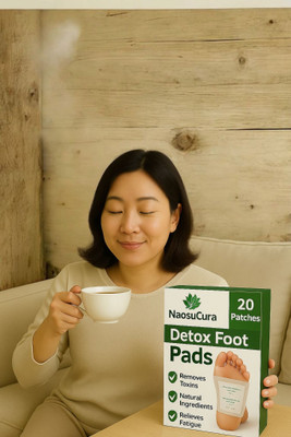 Naosucura Herbal Foot Patches for Overnight Body Detox and Restful Sleep – 20 Pieces Pack(200 g)