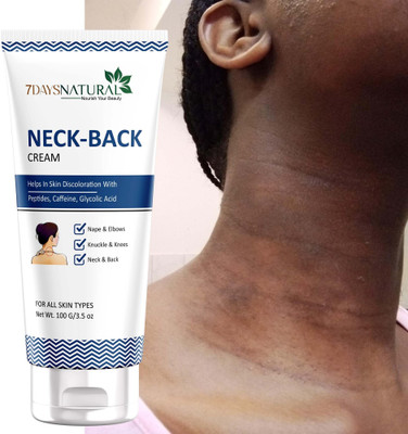 7days natural Back Whitening Cream For Dark Neck Ankles Knuckles Elbows Underarm(100 g)