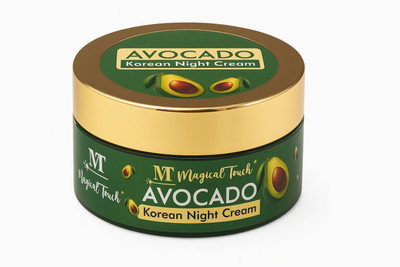 Magical Touch Avocado Korean Night Cream Deep Hydration, Skin Brightening Anti-Aging, Wrinkle Repair(50 g)