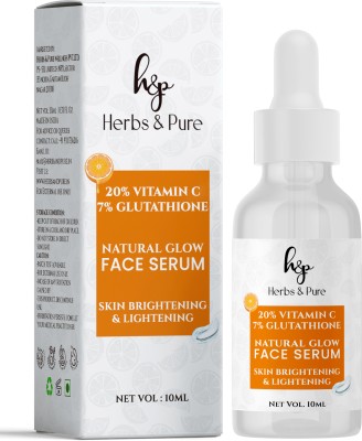 Herbs and Pure Natural Glow Face Serum with Vitamin C & Glutathione(10 ml)