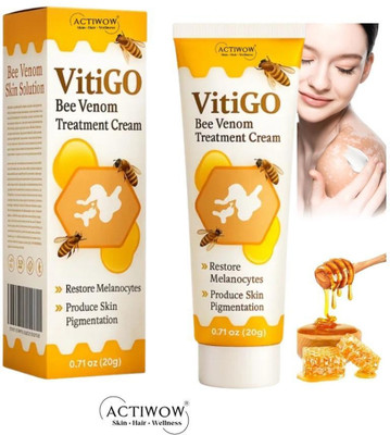 ACTIWOW Vitigo Bee Venom Cream for Daily Glow Enhancing cream(100 g)