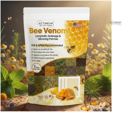 ACTIWOW Bee Venom Foot Patches Bee Cleansing Power in a Simple Patch SKT(100 g)