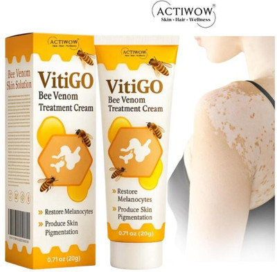 ACTIWOW Vitigo Bee Venom Cream for Firm and Toned Skin Cream(100 g)