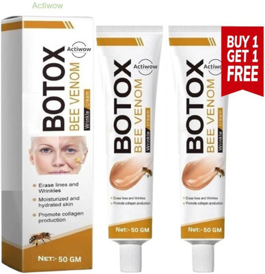ACTIWOW Bee Venom Botox: Fight the Appearance of Fine Lines 1 Tube Free(50 g)