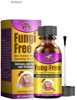 ACTIWOW Fungi Free Bee Venom Nail Serum Calm Coat for Fragile Nails(30 ml)