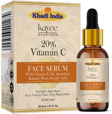 Kayee Ayurveda Khadi Vitamin C Face Serum Reduces Dark Spots, Dullness(30 ml)