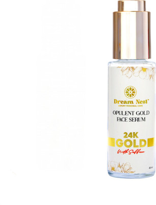Dream Nest 24K Gold| Brightening Anti-Aging Face Serum | Lightweight & Non-Greasy(30 ml)